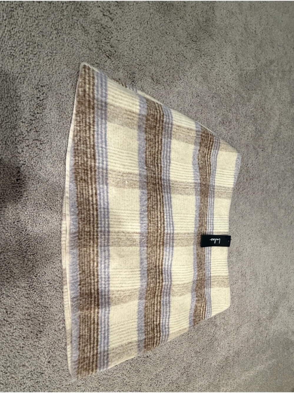 Lulus Plaid Mini Skirt Size Extra Large, New with tags